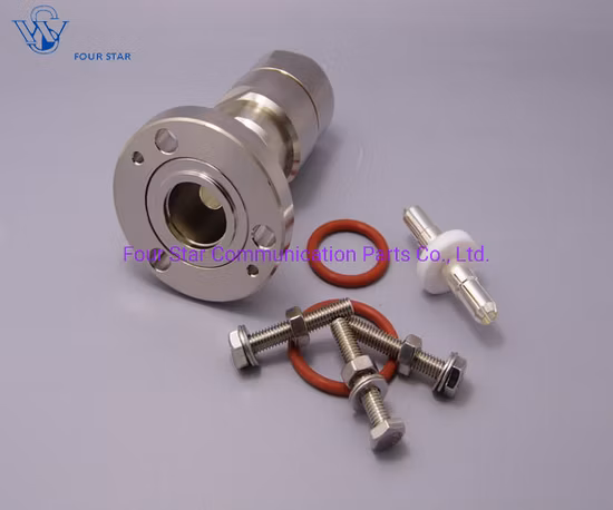 Connettore flangiato Eia da 7/8" coassiale RF elettrico impermeabile per cavo antenna per cavo alimentatore in schiuma da 7/8".