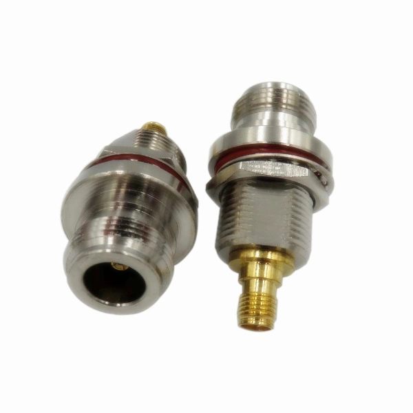 RF Coaxial N Type Female Bulkhead to SMA Female Connector Adaptor (C)