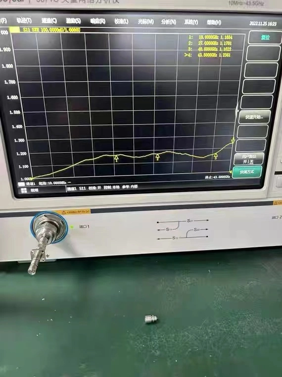 High Precision Low Vswr 2.92mm Female RF Coaxial Load Terminator 2 Watt 40 GHz